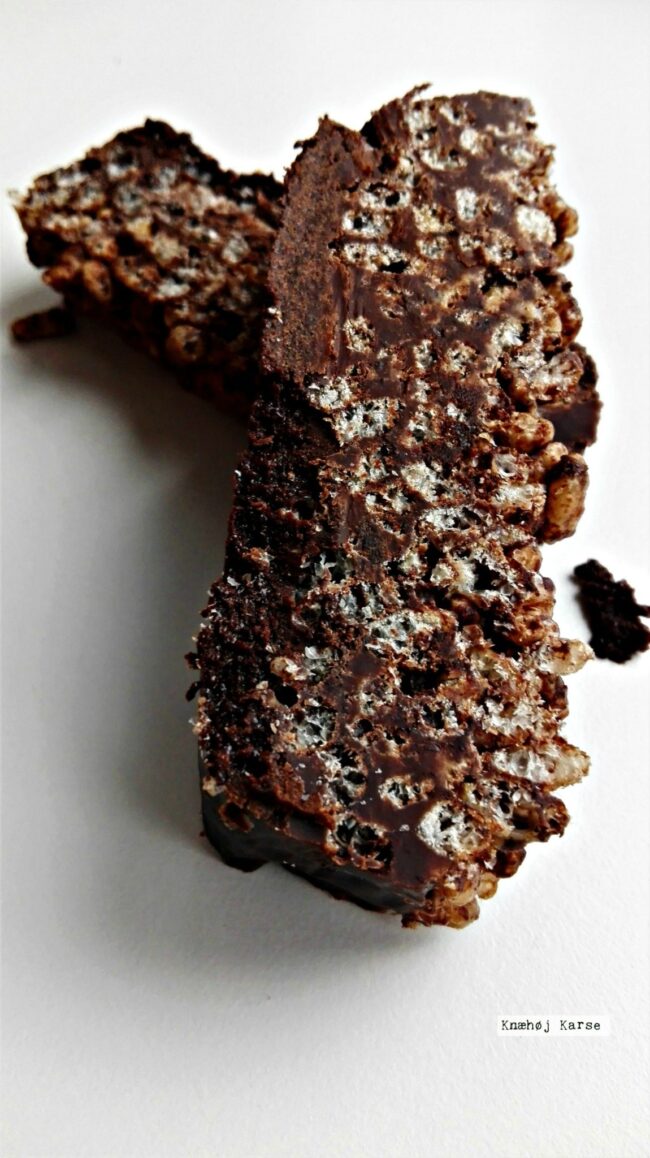 Rice krispies chokolade crunch barer