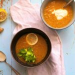 Linsesuppe med søde kartofler og ingefær