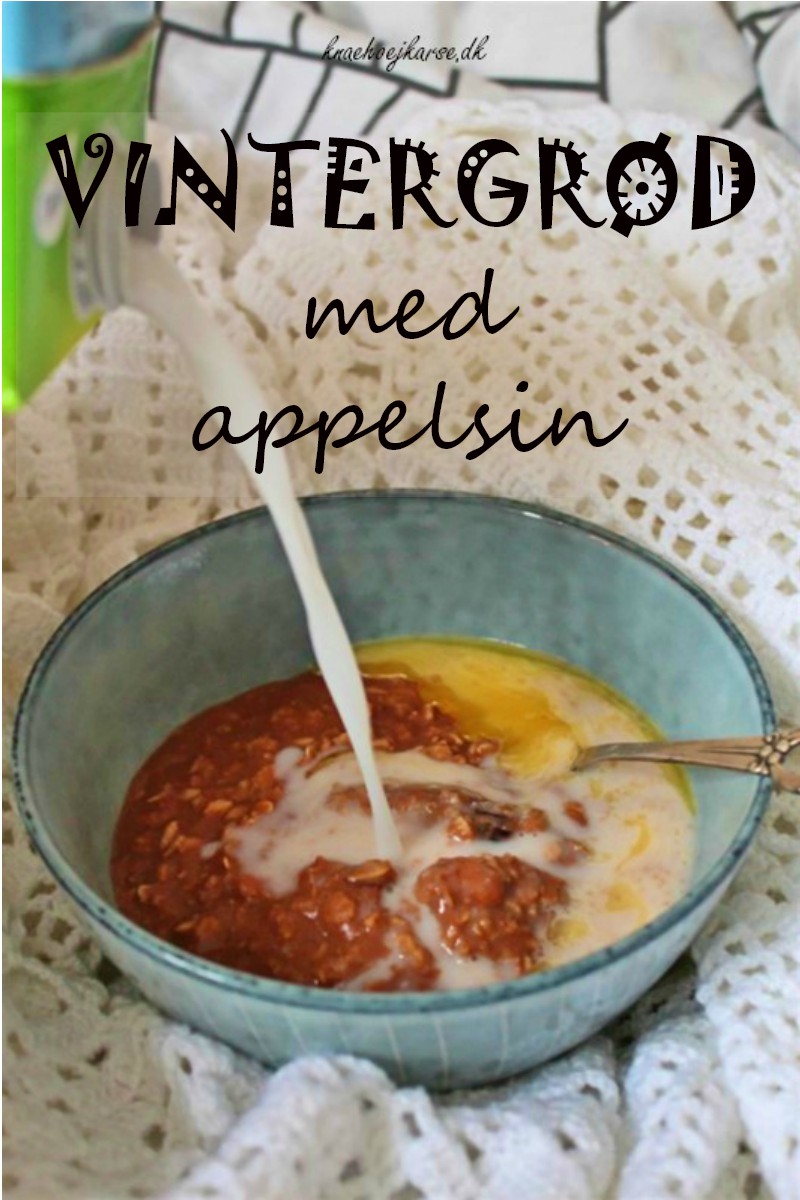 Vintergrød med appelsin og chokolade