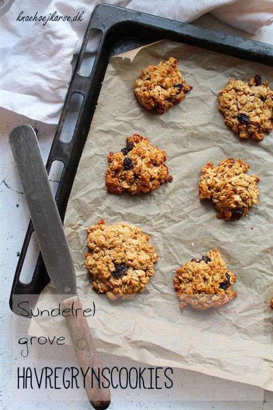 Grove havregrynscookies