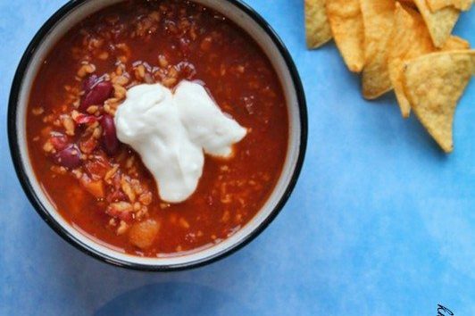 Vegansk chili sin carne
