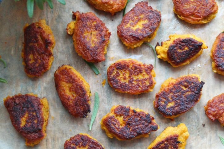 Veganske græskarfrikadeller