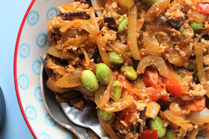 Vegansk tofuscramble