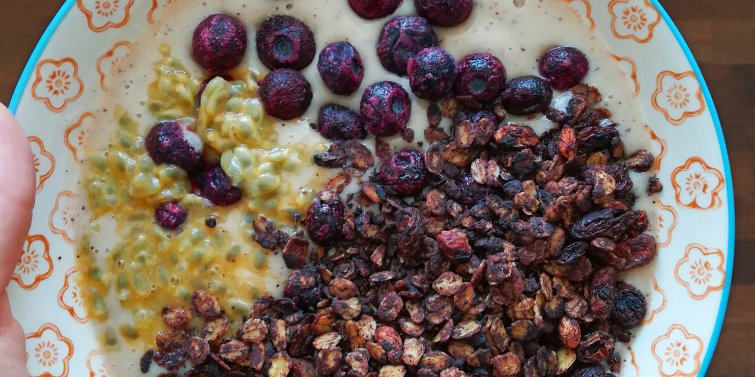 Vegansk chokolademysli
