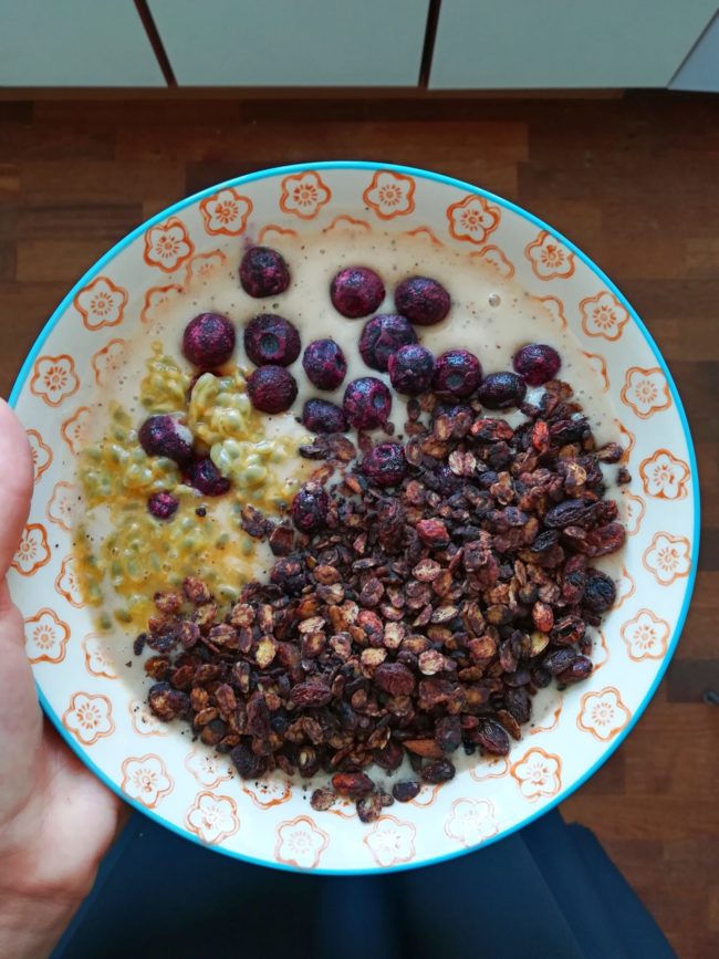 Vegansk chokolademysli