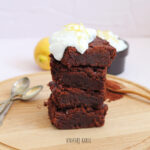 vegansk kikærtebrownie