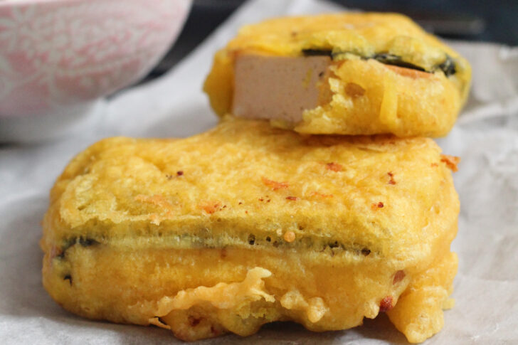 Vegansk tofish and chips