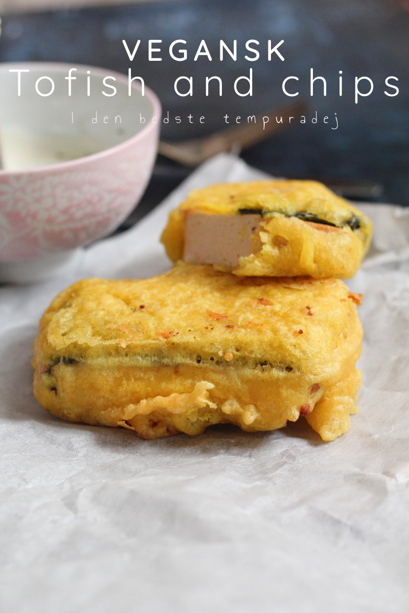 Vegansk tofish and chips