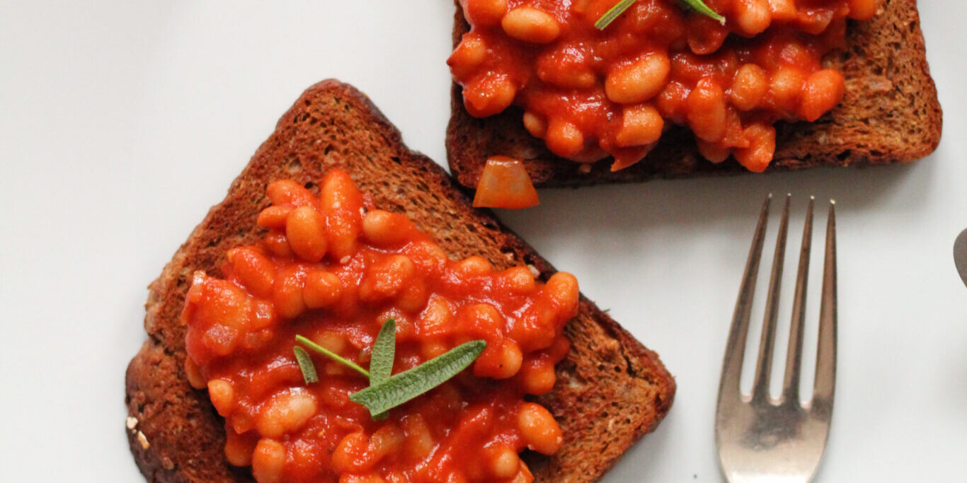 Nem vegansk opskrift på Baked Beans