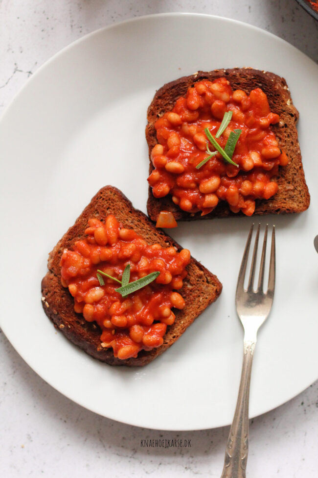 Nem vegansk opskrift på Baked Beans