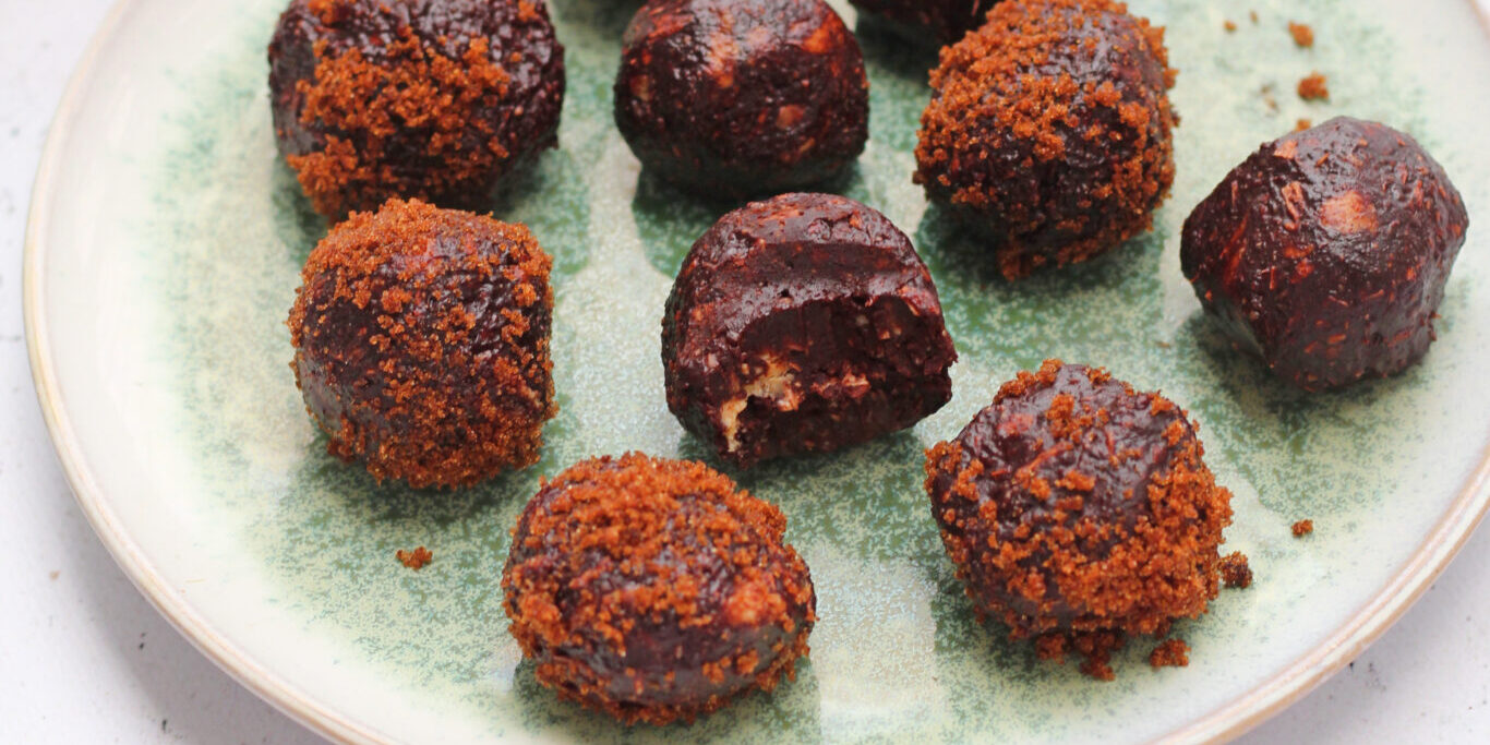Kahluatrøfler Veganske chokoladetrøfler med kahlua
