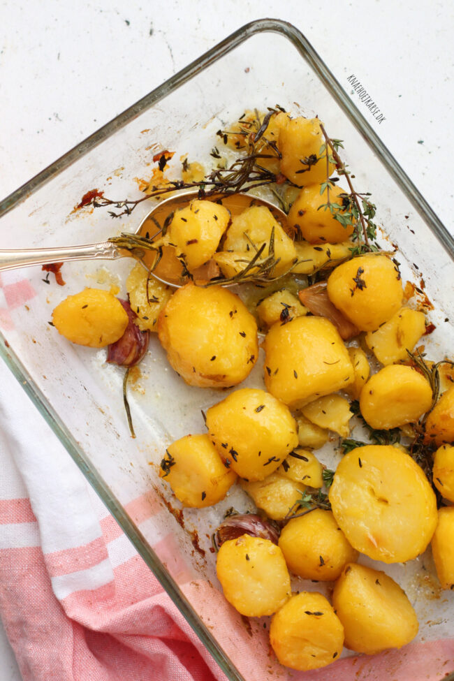 Hvidløgskartofler med timian