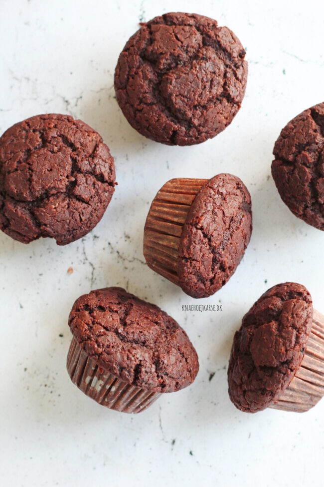 veganske chokolademuffins