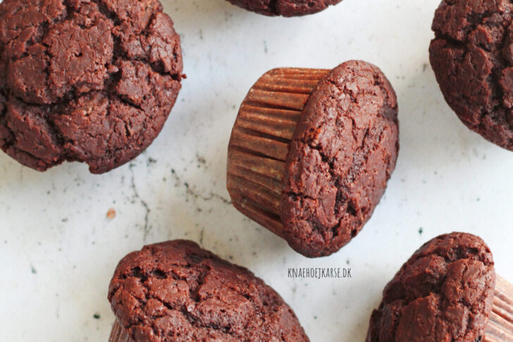 veganske chokolademuffins