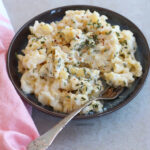 Vegansk blomkålssauce til pasta alfredo