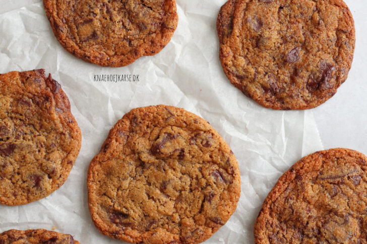 veganske chocolate chip cookies