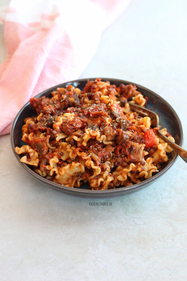 vegansk linsebolognese