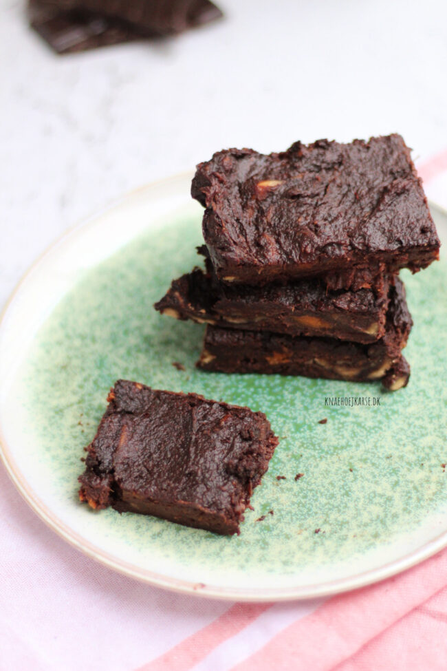 sød kartoffelbrownie