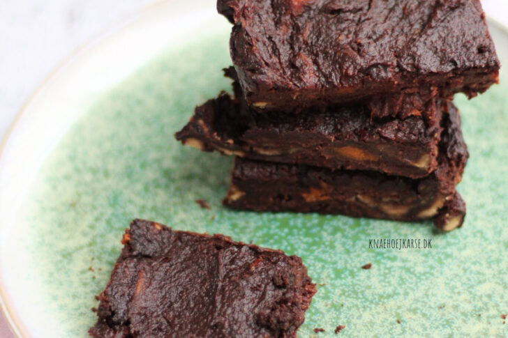 sød kartoffelbrownie