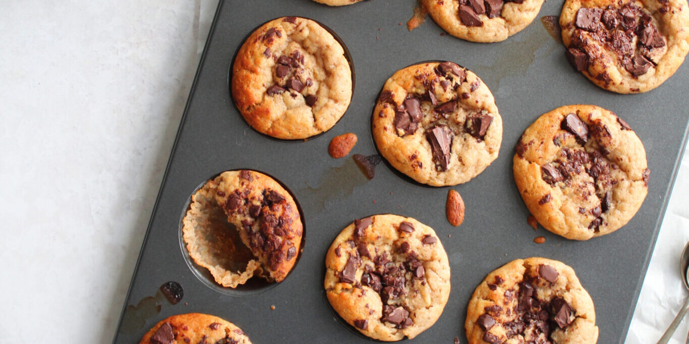 veganske bananmuffins