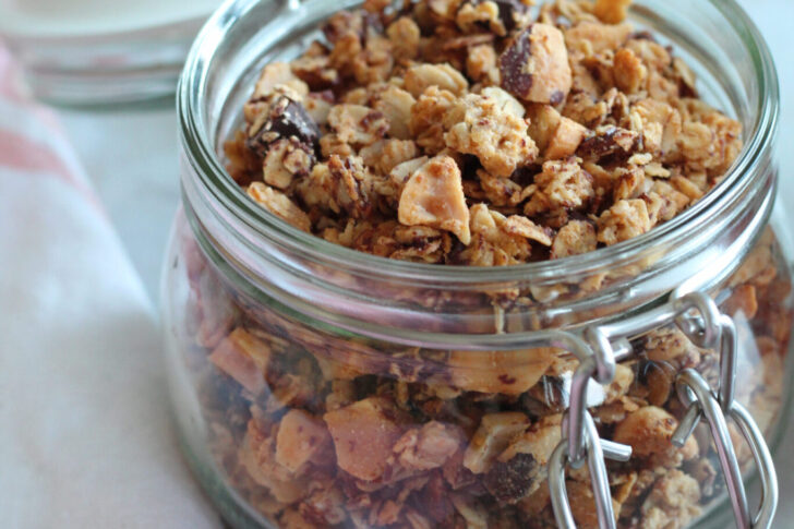 vegansk peanut butter granola