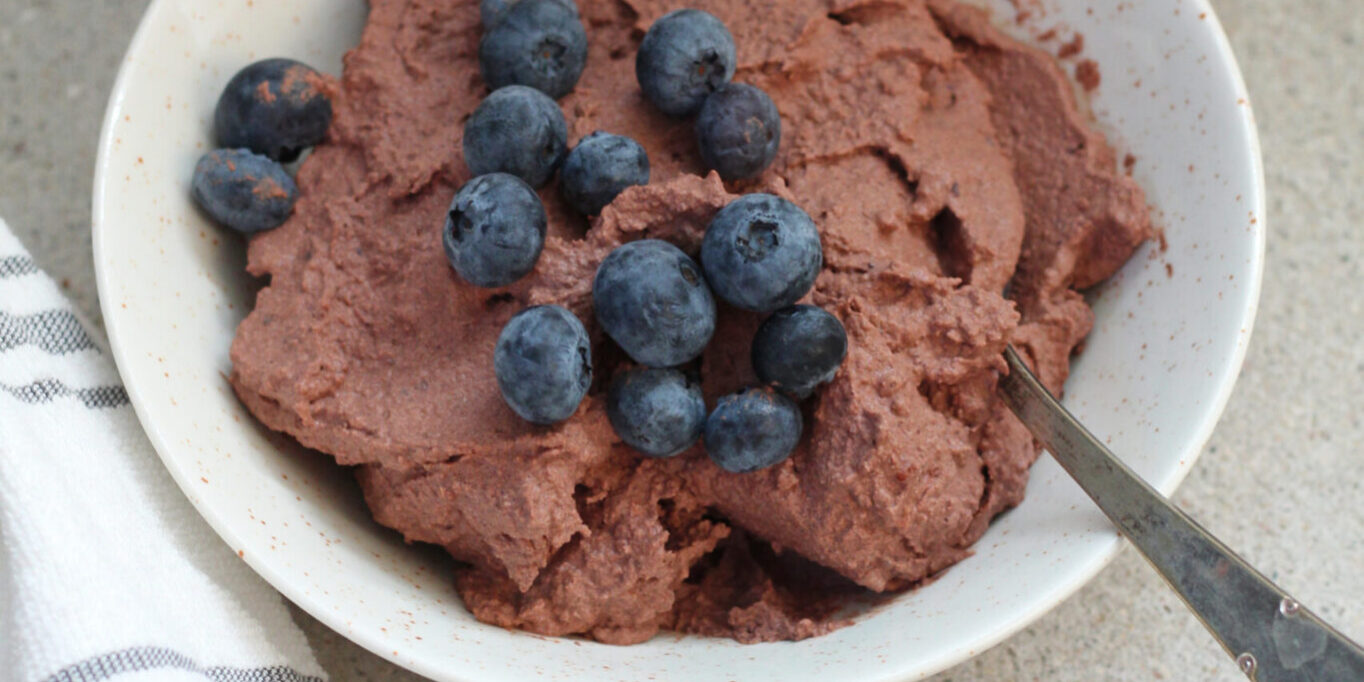 Vegansk smoothiebowl med blomkålsris