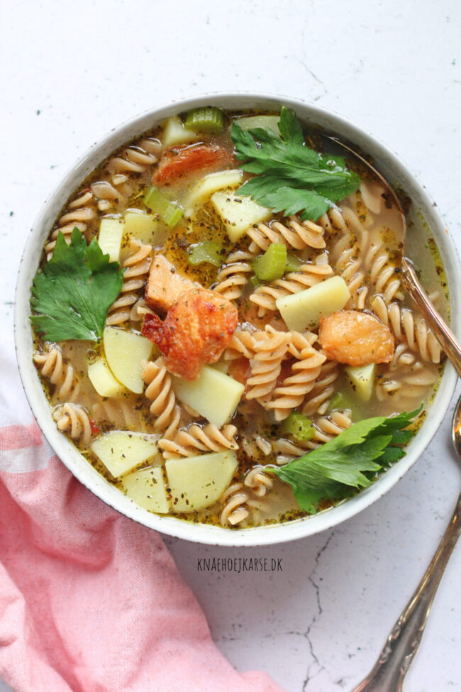 chicken noodle soup Vegansk chicken noodle soup