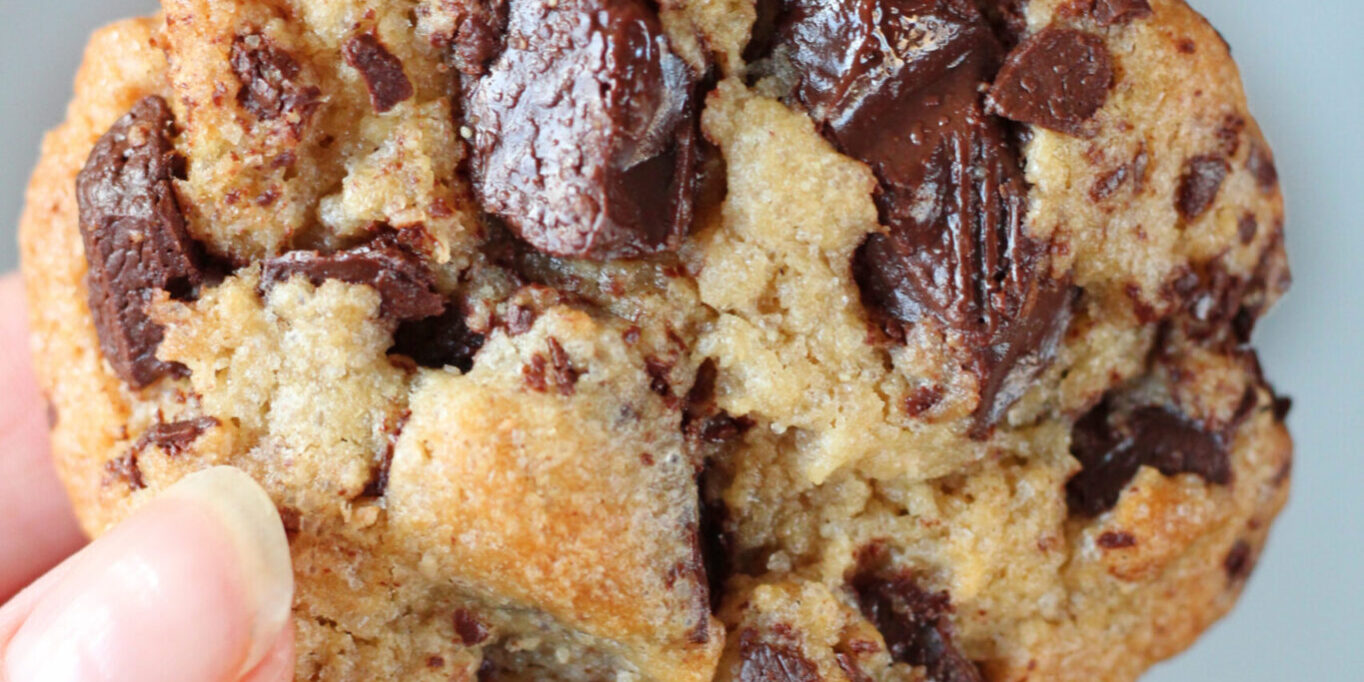 veganske chocolate chip cookies