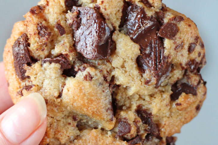 veganske chocolate chip cookies