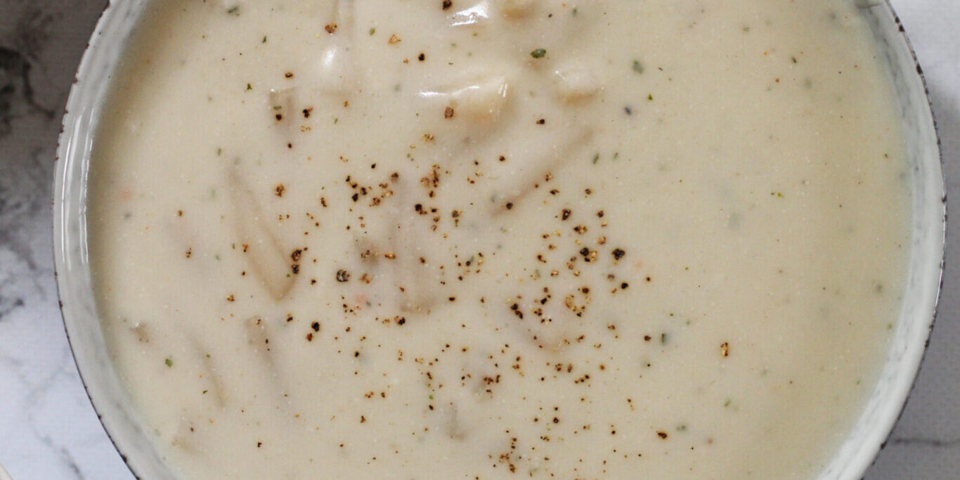 vegansk aspargessuppe