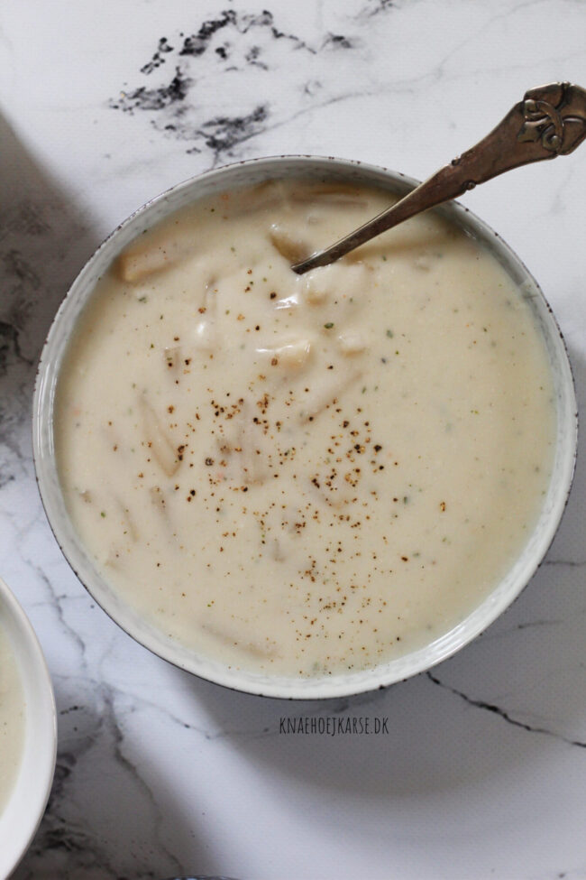 vegansk aspargessuppe