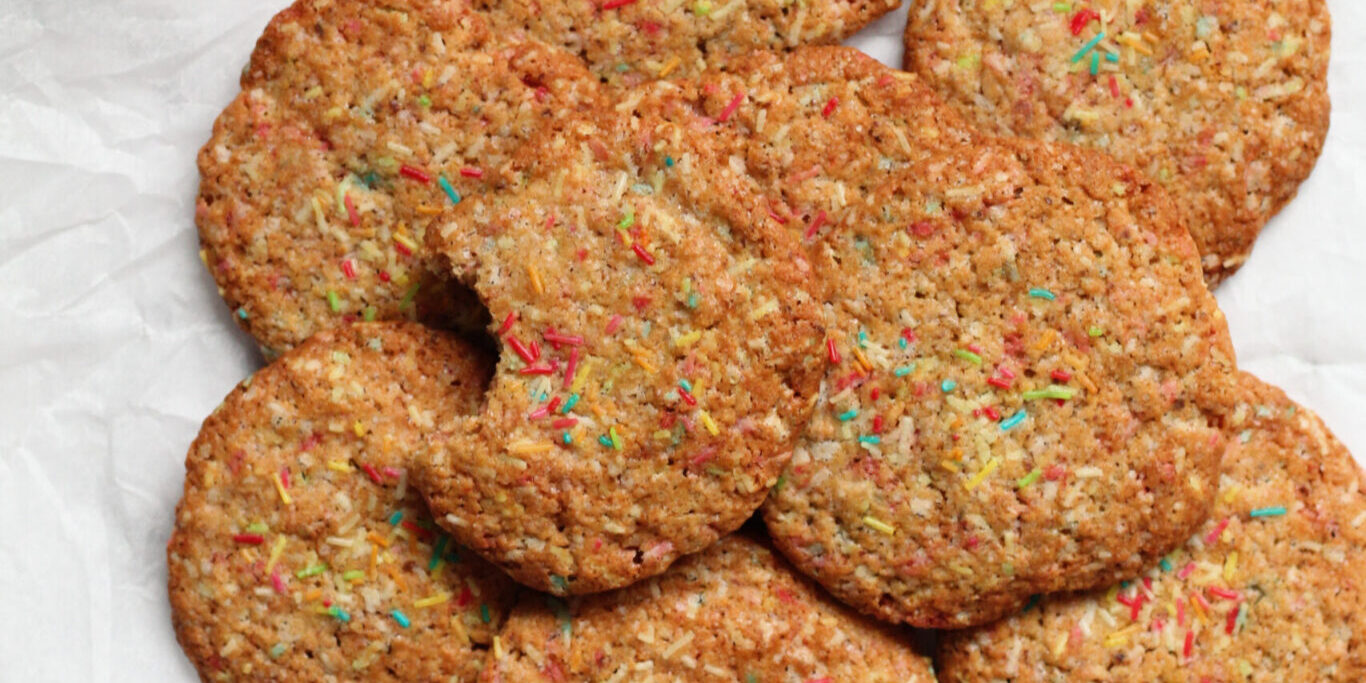 vegansk cookies med krymmel