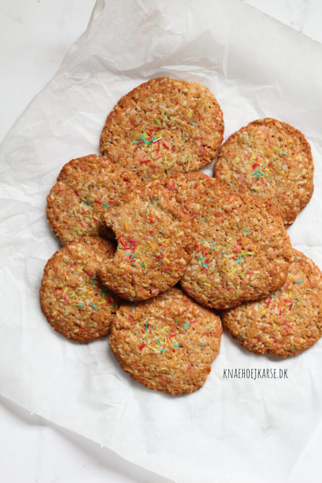 vegansk funfetti cookies vegansk cookies med krymmel