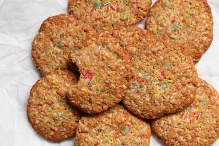 vegansk cookies med krymmel