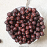 veganske cocoa puffs lavet af poppet hirse