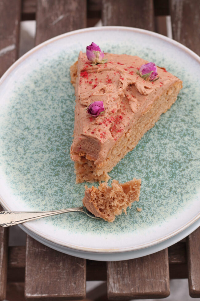 vegansk krydderkage med truegreens