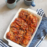 veganske sticky buns med pekannødder