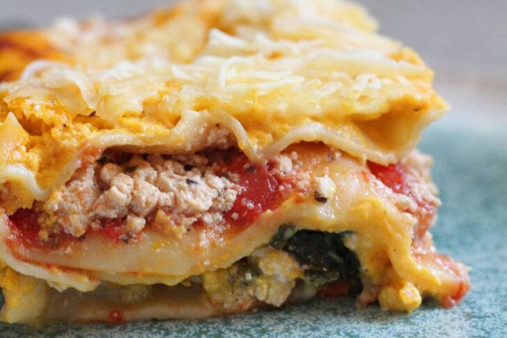 vegansk lasagne med græskar