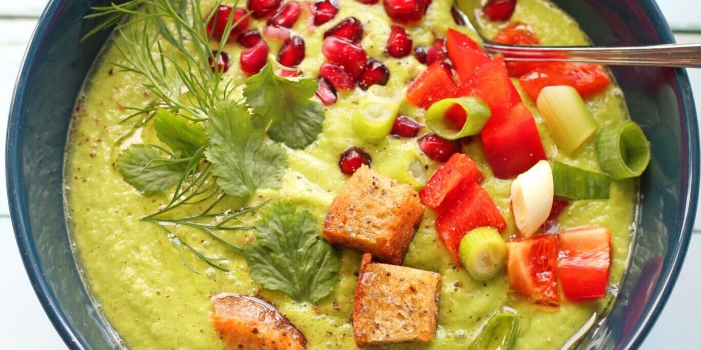 gazpacho med agurk Gazpacho med agurk og avokado