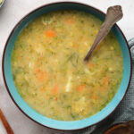 citrussuppe med dild og bønner
