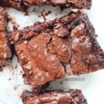 perfekte veganske brownies