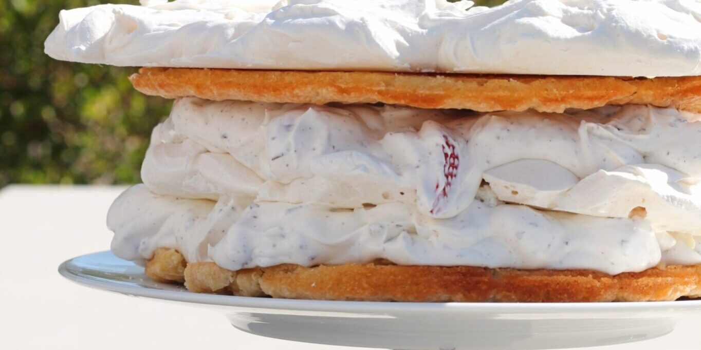 vegansk jordbærlagkage