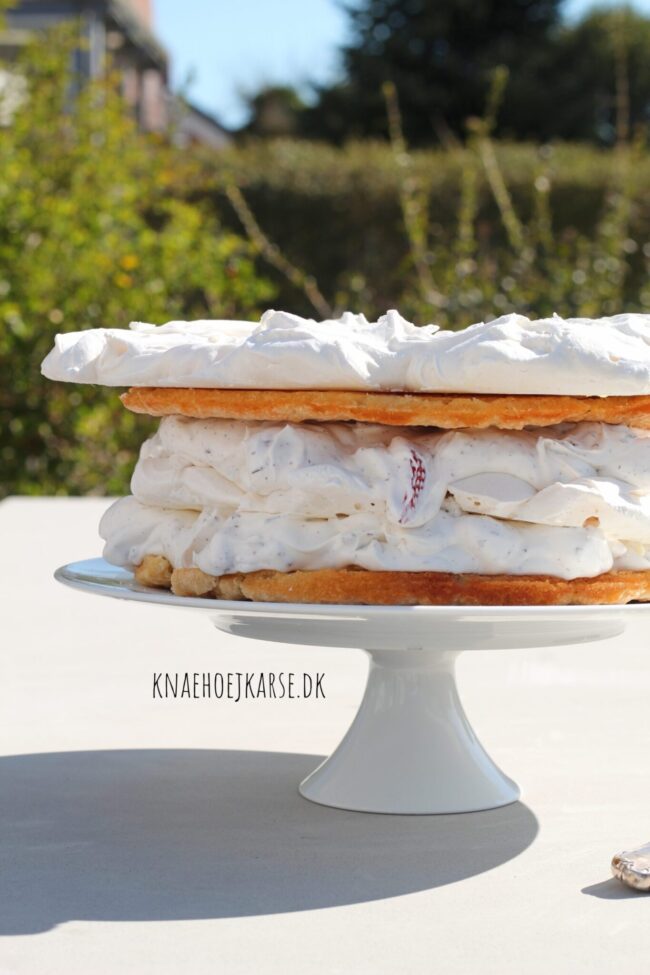 vegansk jordbærlagkage