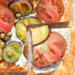 vegansk tomattærte med fetacreme